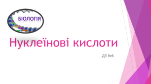 Нуклеїнові кислоти (ДЗ )