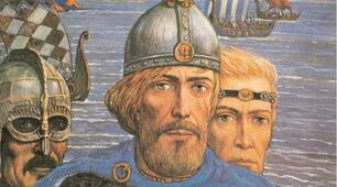 Презентація "Утворення Русі-України.Київські князі( Аскольд, Олег, Ігор, Ольга, Святослав)