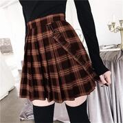 Women High Wasit Skirt Mini Skirts Gothic Skirt Plaid Skirts | Walmart Canada