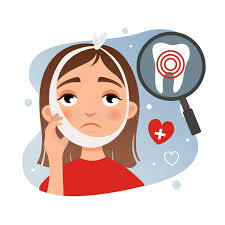 Девушка имеет Toothache и ее клекоты из-за Toothache Острый Toothache Зубоврачевание и обработка Заболевания и воспаление Иллюстрация вектора - иллюстрации насчитывающей зубоврачебно, завалка: 144468733