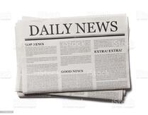 Business Newspaper Isolated On White Background Daily Newspaper Mockup Concept Stock Photo - Download Image Now - iStock