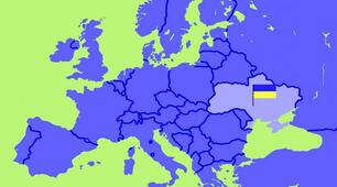  Географічне положення України.