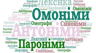 Синоніми. Антоніми. Омоніми. Пароніми.
