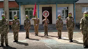 Відкритті міського етапу Всеукраїнської дитячо-юнацької військово-патріотичної гри «Сокіл» 