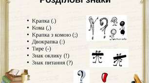 Тематичні тести ЗНО "Пунктуація. Розділові знаки"