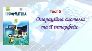 факультатив 8 клас Операційна система та її інтерфейс