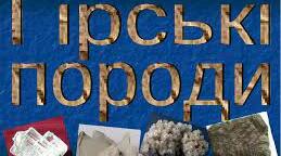 Гірські породи. Корисні копалини.