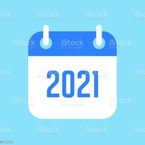 С Новым 2021 Годом Значок Календаря Отрыва В Плоском Стиле На Синем Фоне Напоминание Символ Дизайн Для Китайского Года Быка — стоковая векторная графика и другие изображения на тему 2021 - iStock