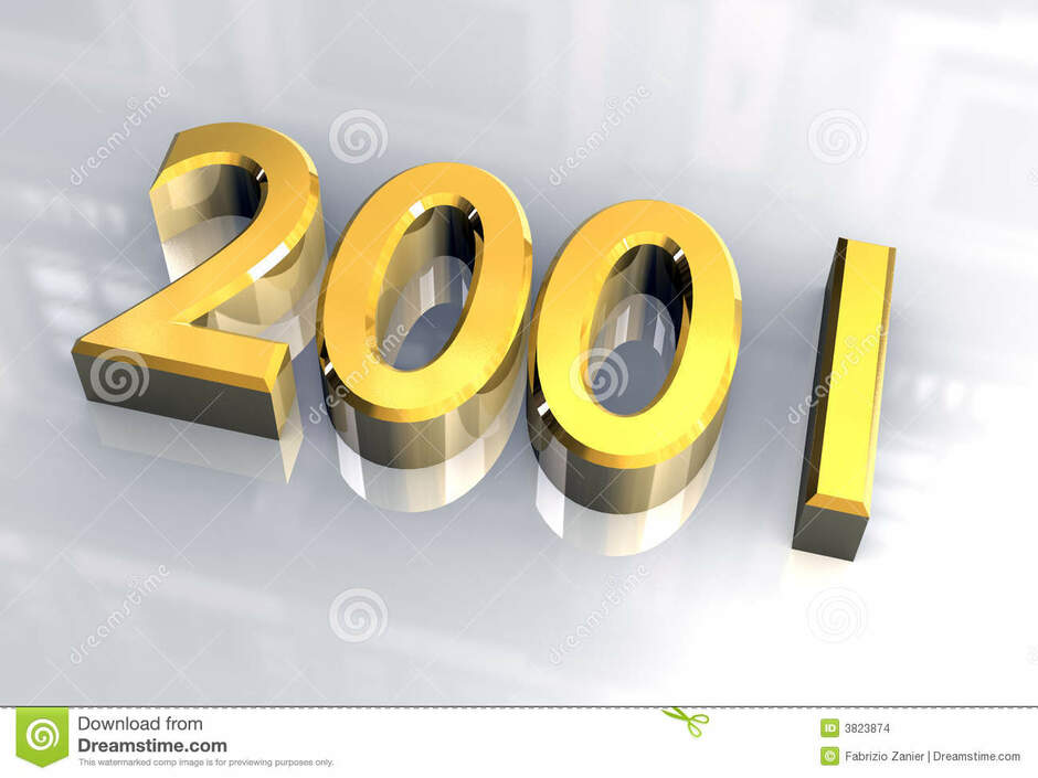 Новый Год золота 2001 3d иллюстрация штока. иллюстрации насчитывающей праздник - 3823874
