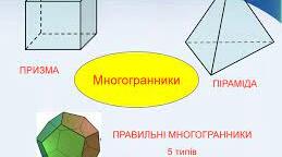 Контрольна робота "Многогранники: призма і піраміда"