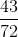 \frac{43}{72}