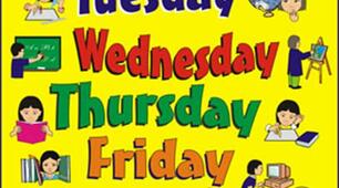 Презентація "The days of the week" - вивчення віршів.