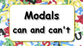 Презентація "Modal verb can"