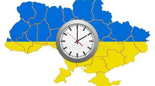 Україна на карті годинних поясів. 