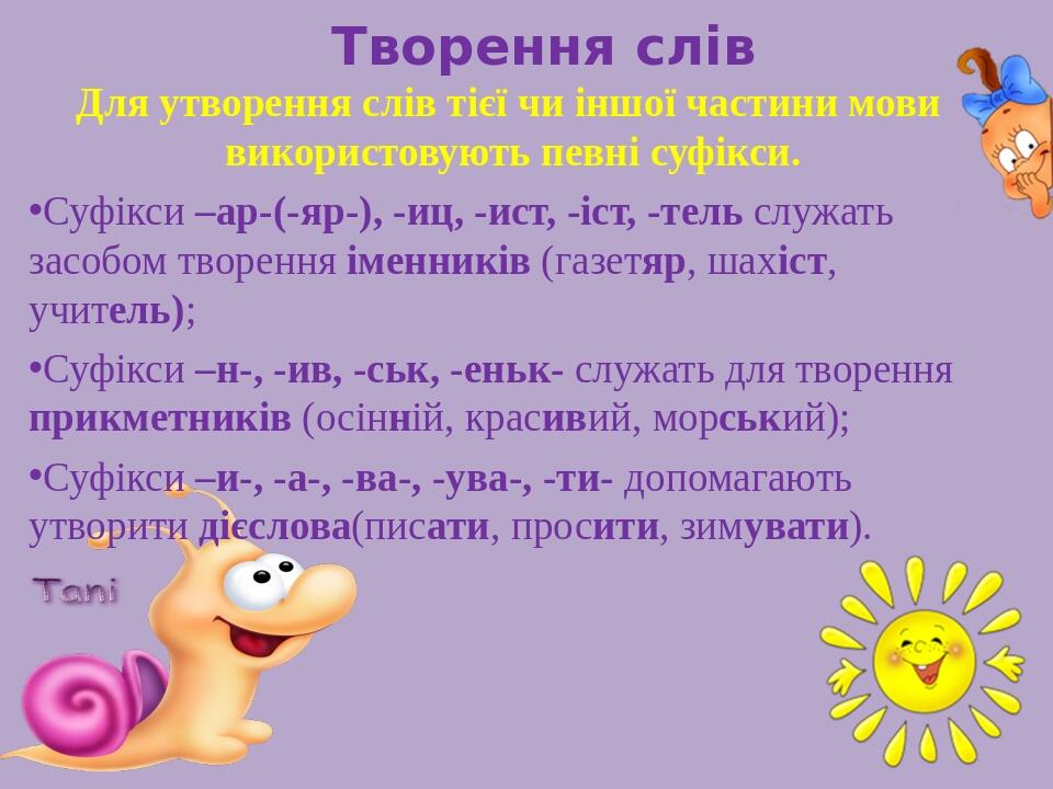 Презентація "Префікс і суфікс-значущі частини слова" | Презентація ...