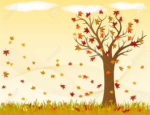 Autumn Landscape With Wind And Leaves Royalty Free Cliparts, Vectors, And Stock Illustration. Image 15203409.