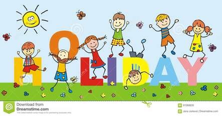 Happy kids, holiday stock vector. Illustration of garden - 91068635