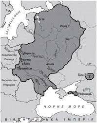 На карті жирною лінією позначено кордони Київської Русі за часів князювання | Історія України ЗНО | ВКонтакте