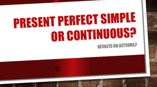 Present Perfect vs Present Perfect Progressive