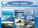 Презентація "Три стани води"