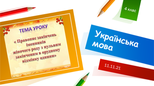 Правопис іменників жіночого роду з нульовим закінченням у початковій формі в орудному відмінку однини
