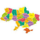 Стенд Мапа України (270302.18) | Пластикові стенди зі знижкою 50%! STEND.IN.UA