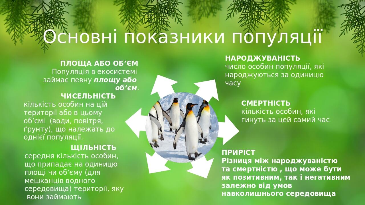 Основні показники популяції Різниця між народжуваністю та смертністю , що може бути як позитивним, так і негативним залежно від умов навколишнього ...