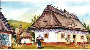 Настінний хатній розпис регіонів України. Смислові ознаки настінного розпису.