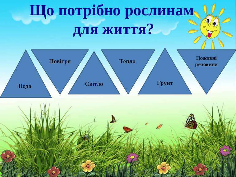 Рослини - живі організми - презентація з біології
