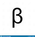 Beta Greek Alphabet Design Trendy Stock Vector - Illustration of company, antique: 178106965
