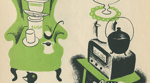 The man who didn't wash his dishes (after Phyllis Krasilovsky)