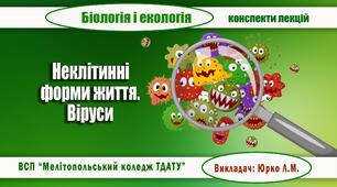 Конспект з теми  "НЕКЛІТИННІ ФОРМИ ЖИТТЯ"