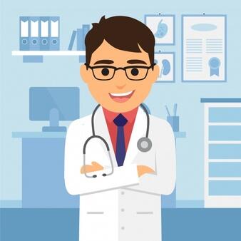 Набор талисмана doctor gorilla | Премиум векторы
