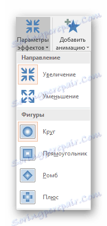 Параметри ефектів в PowerPoint