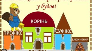 Будова слова.Префікси роз-,без-, з- ,с-, зі-. Суфікс.