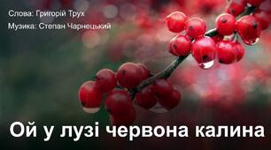 «Ой у лузі червона калина похилилася» Степана Чарнецького і   Григорія Труха – пісня, що стала народною