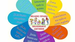 Оформлення. Нуш. «Права дитини у квітці»