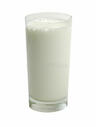 Glass of milk on white stock image. Image of drink, full - 5121141