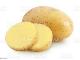Isolated Potatoes Whole Potatoe And Cut Isolated On White Background With Clipping Path Stock Photo - Download Image Now - iStock