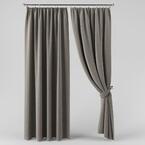 A curtain with a curtain | 3D model | Curtains, Curtains with blinds, Studio interior