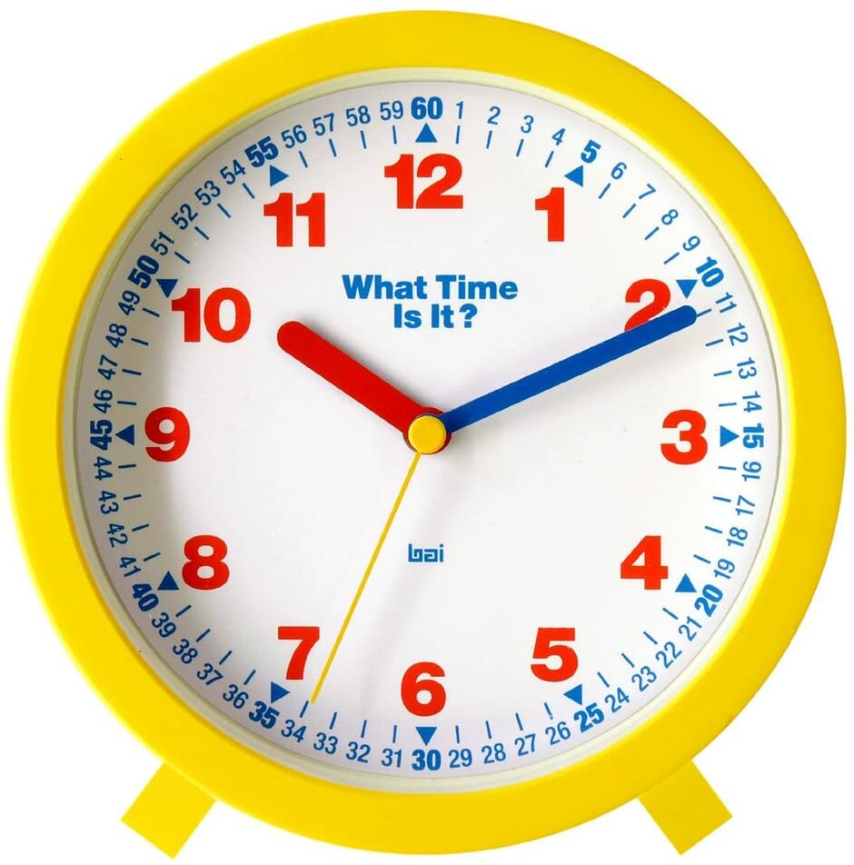 Bai What-Time-Is-It Learning Clock : Amazon.fr: Cuisine et Maison