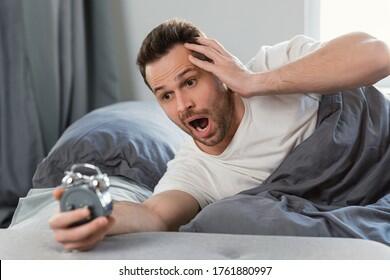 Man Oversleep Images, Stock Photos &amp; Vectors | Shutterstock