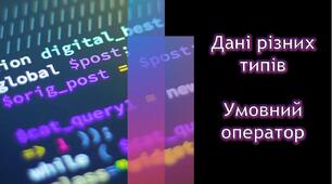 Тестування з теми: "Дані різних типів. Умовний оператор". ІІ частина