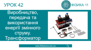 Виробництво, передача та використання енергії змінного струму