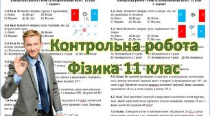Контрольна робота з фізики по темі "Електромагнітне поле"