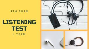 Listening. Контроль аудіювання