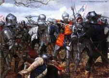 АНГЛІЯ XIV-XV ст. Суспільство у XIV-XV ст. У 1337 р. Англія та Франція почали війну, що принесла великі збитки Воїни доби Столітньої війни. Рицар та звичайні воїни обом країнам і увійшла в історію під назвою Столітня (1337-1453). Парламент ...
