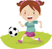 364 Girl Kicking Soccer Ball Illustrations & Clip Art - iStock