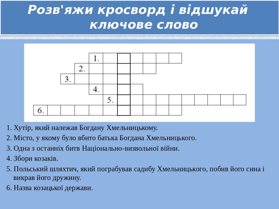 Презентація "Богдан Хмельницький: людина і політик" | Презентація. Історія України