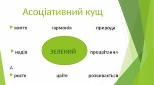 Технології розвитку критичного мислення. Асоціативний кущ.